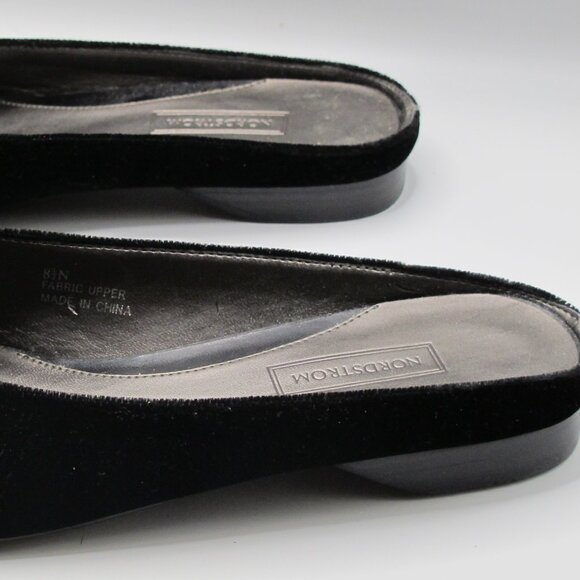 Nordstrom's Bravo Black Velvet Flat in 8.5N - Picture 7 of 9